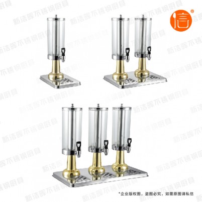 安阳镀金圆柱形果汁鼎