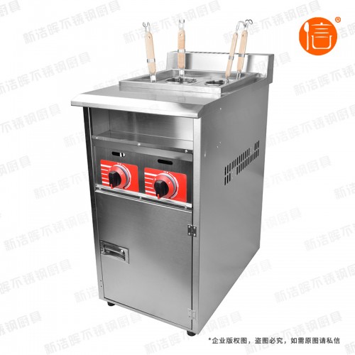 临高县柜式燃气四头煮面炉