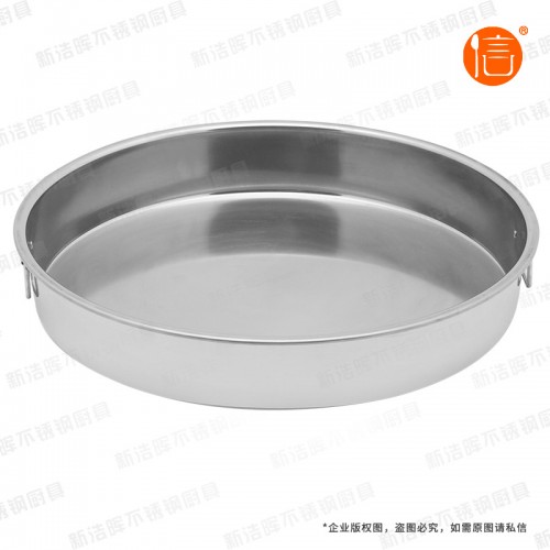 山南不锈钢双耳圆饭盆