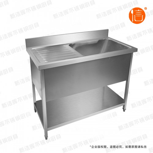 乌鲁木齐不锈钢单星洗槽左右和前围板