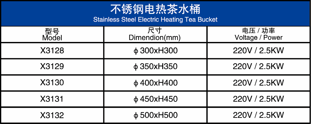 不锈钢电热茶水桶