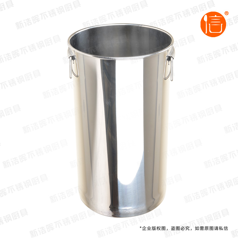 不锈钢活耳奶茶桶